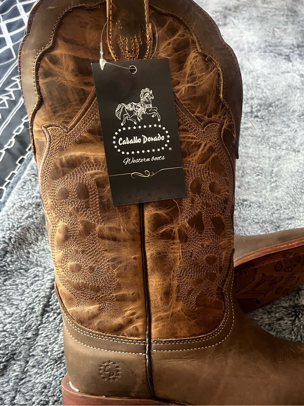 Corral Women’s Brown Leather Western Boots size 26 is 10 USA. - Picture 8 of 11